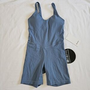 Lululemon Align Bodysuit 6" UTYB Utility Blue Women's Size 6